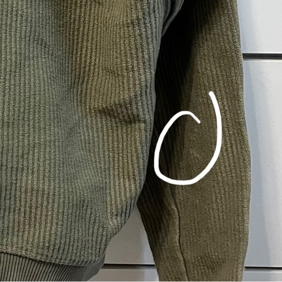 Aerie Green Sweatshirt Pullover - Picture 5 of 5